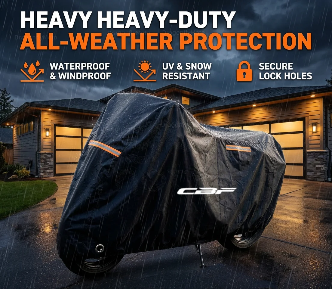 

For Honda CBF CBF125 CBF190R CBF500 CBF600 CBF1000 190T Waterproof Motorcycle Covers Motors Dust Rain Snow UV Protector Cover