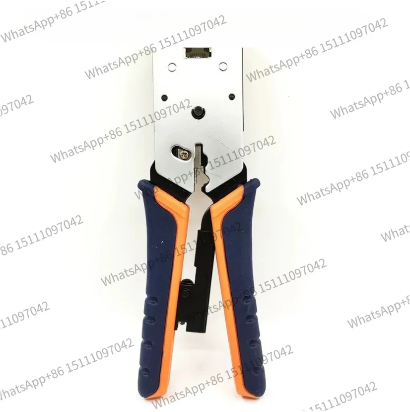 Aluminum alloy 8P professional grade crystal head wire clamp HT-L2182R single use wire clamp RJ45
