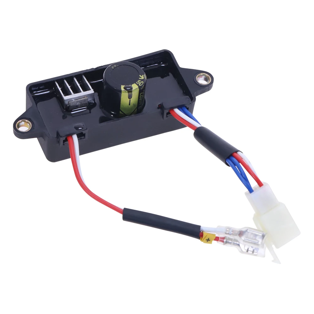 Automatic Electric Voltage Rectifier Regulator For Single Phase 2KW-3KW Chinese Gasoline Generator Spare Parts AVR 110*38*35mm