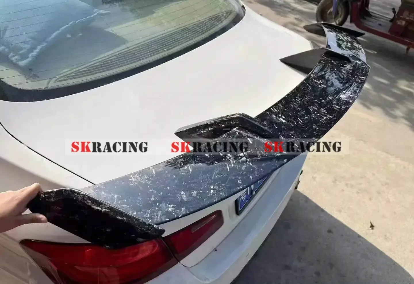 Spoiler traseiro de fibra de carbono forjado real estilo GT, asa traseira de cauda, divisor decorativo, novo, 2019-2023, BMW G20, 330i, G80, M3