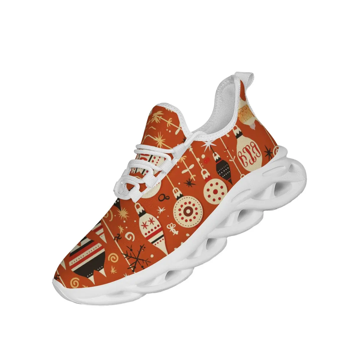 

MAEDEF Christmas Sneakers for Men Christmas Design Lightweight Slip On Walking Shoes Anti Slip Training Casual Outdoor Footwear