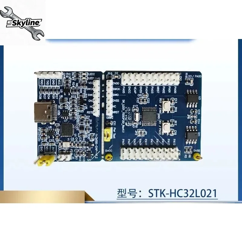 STK-HC32L021 MCU Development Evaluation Board HC32L021 Low Power Chip Demo Board Embedded Program Development DIY Parts