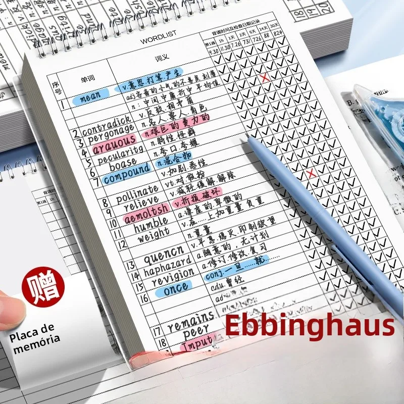 ebbinghaus-memory-curve-english-vocabulary-notebook-college-students-postgraduate-exams-silent-writing-memory-aid-loose-leaf
