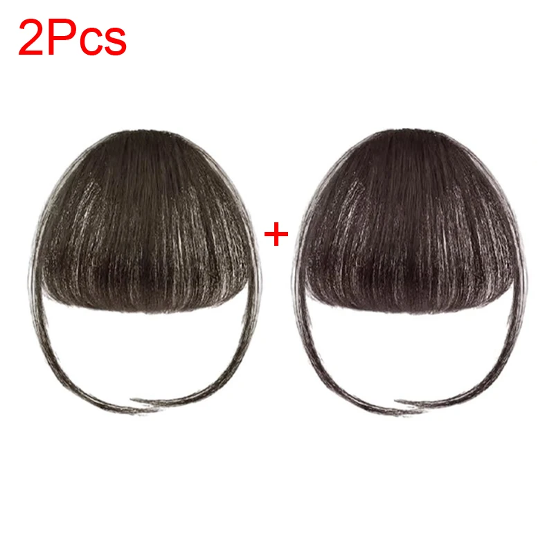 2 Pieces Pet Hair Extensions - Cute Dog and Cat Bob Hairstyle with Side Bangs Head Covers