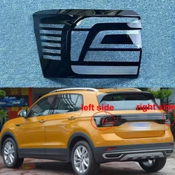 For Volkswagen VW T-Cross 2019 2020 2021 2022 Outer Tail Lamp Cover Taillight Shell Rear Brake Lights Mask Plexiglass