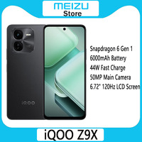 ViVO IQOO Z9X 5G Mobile Phone 6.72'' 120Hz LCD Screen Snapdragon 6 Gen1 6000mAh Battery 44W Fast Charger 50MP Dual Camera