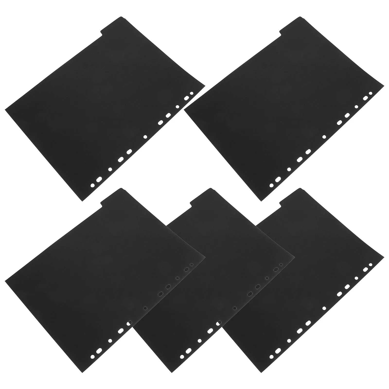 

A4 5 Sheets Index Dividers Transparent Separator Pages for Ring Binder Notebooks Paper Organizers Desktop Accessories