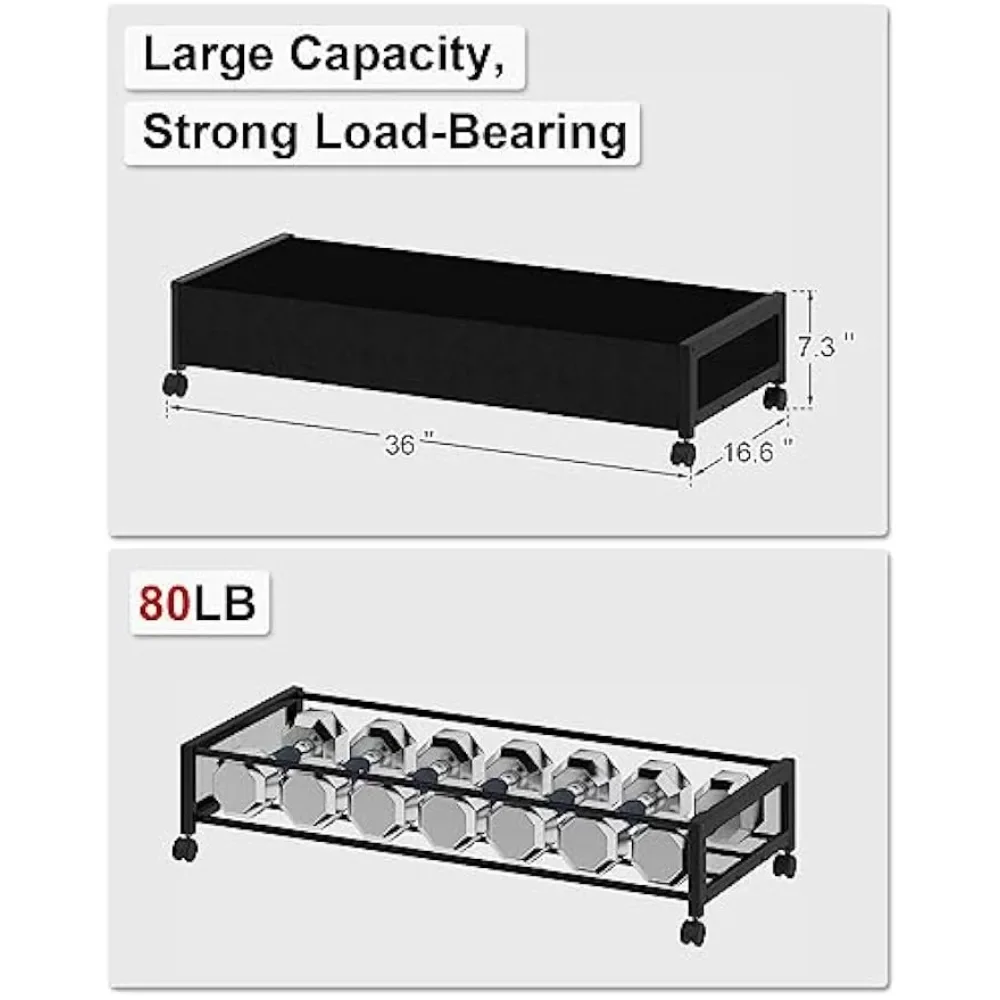 Fokyfok 2 pack Under the Bed Storage Containers,36