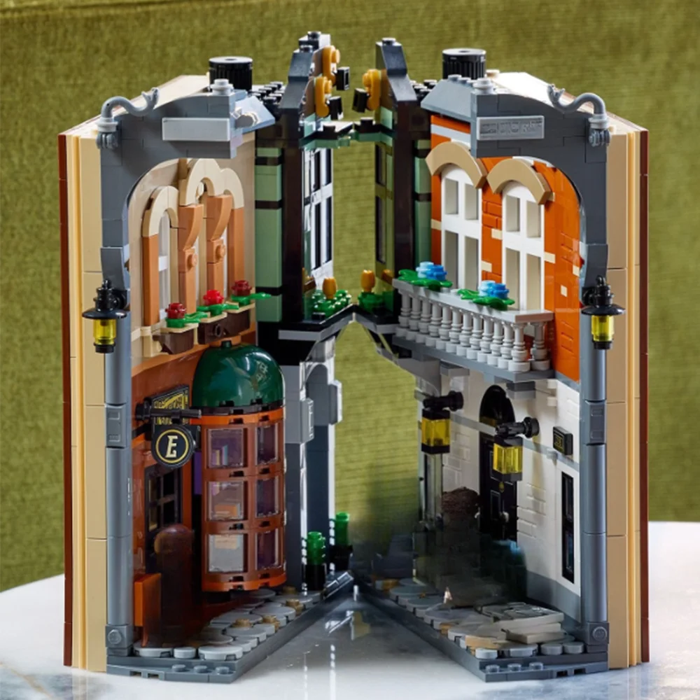 

2025 Креативная подставка для книг Шерлока, модель 10351, 1364 шт., строительные кирпичи, наборы игрушек для детей, игрушки, праздничные подарки