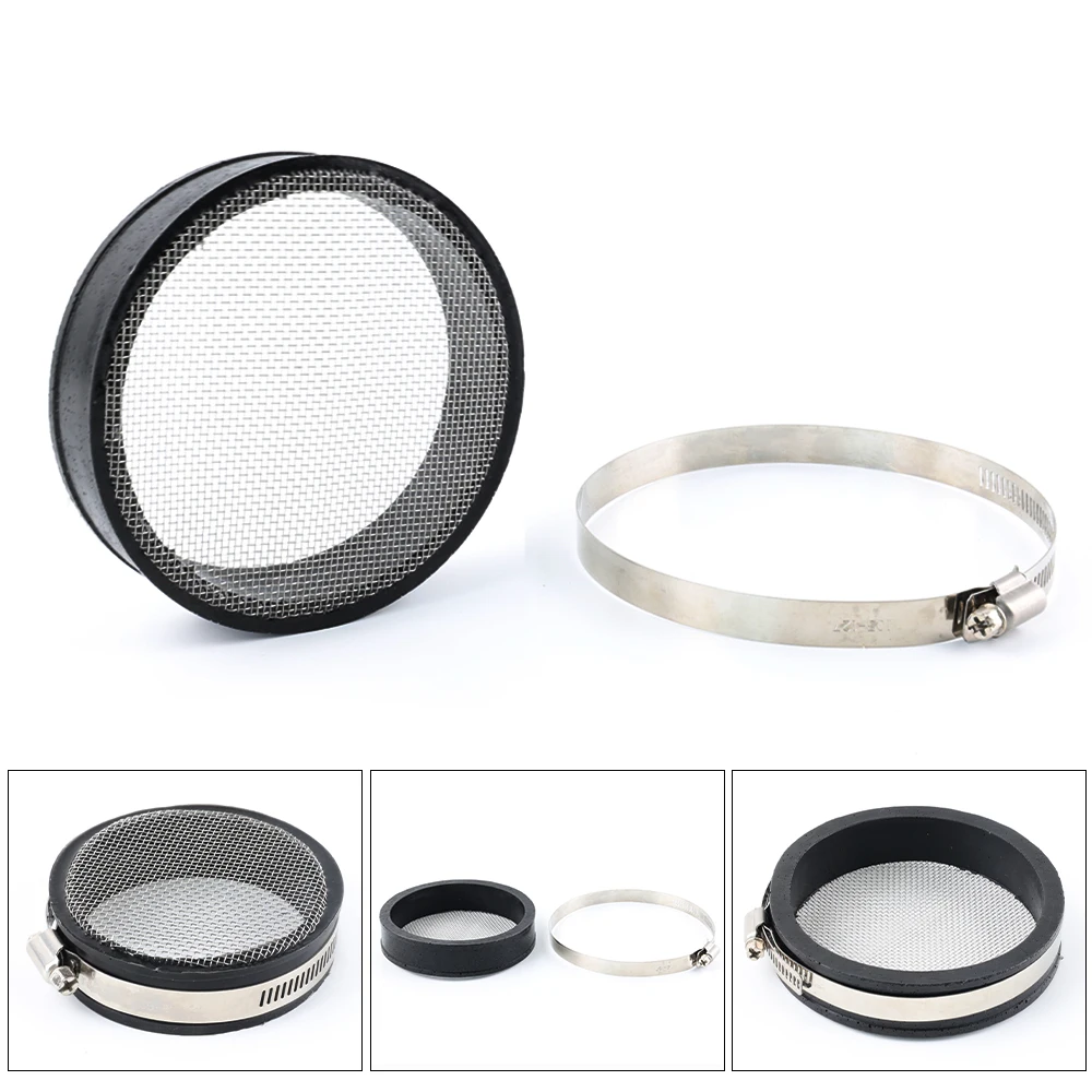 Air Intake 76mm/102mm Turbo Protector Air Screen Insert Air Inlet Protection Cover For Motorcycle Air Intake Filter