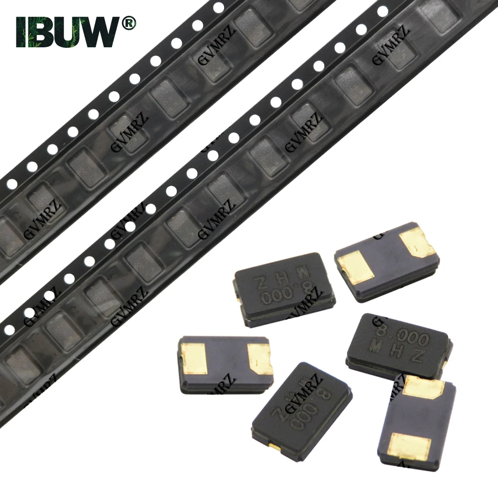 10PCS 5032 SMD 2Pin Passive Crystal Oscillator - High Precision Quartz Resonator