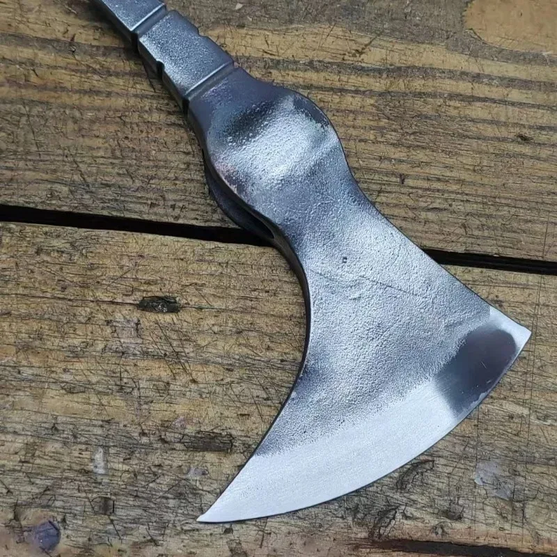 

High-carbon Steel Outdoors Camping Split Firewood Axe Head Woodworking Special Cut Down Trees Axe Head Replaceable Accessories