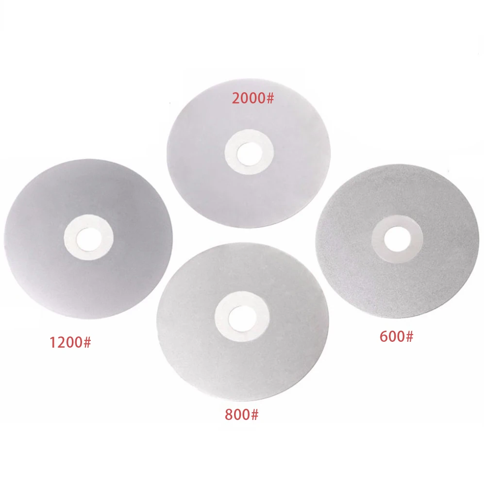 4pcs Diamond Cutting Disc 600 800 1200 3000 Grit 4\