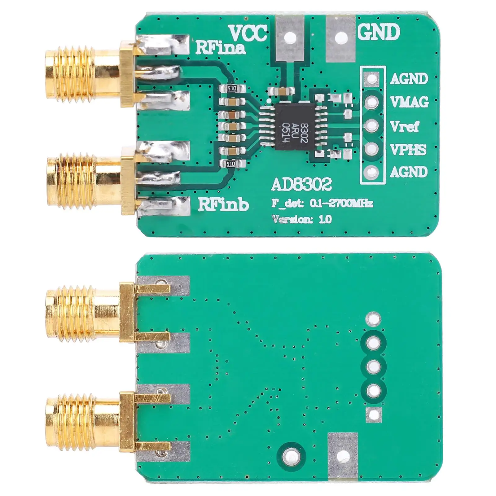 AD8302 PCB Logarithmic RF Power Detector Module for Microwave Frequency RF Detection