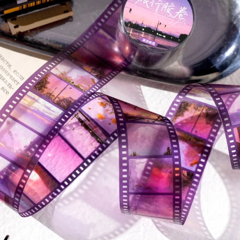 

30mm * 2m travel film series creative Ins scenery film aesthetic masking tape DIY diary scrapbook creative stationery stickers