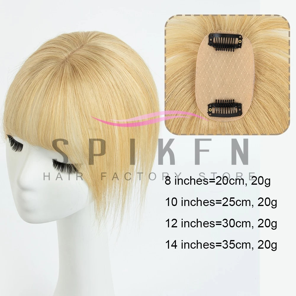 SPIKFN 5x9cm Real Human Hair Topper 8