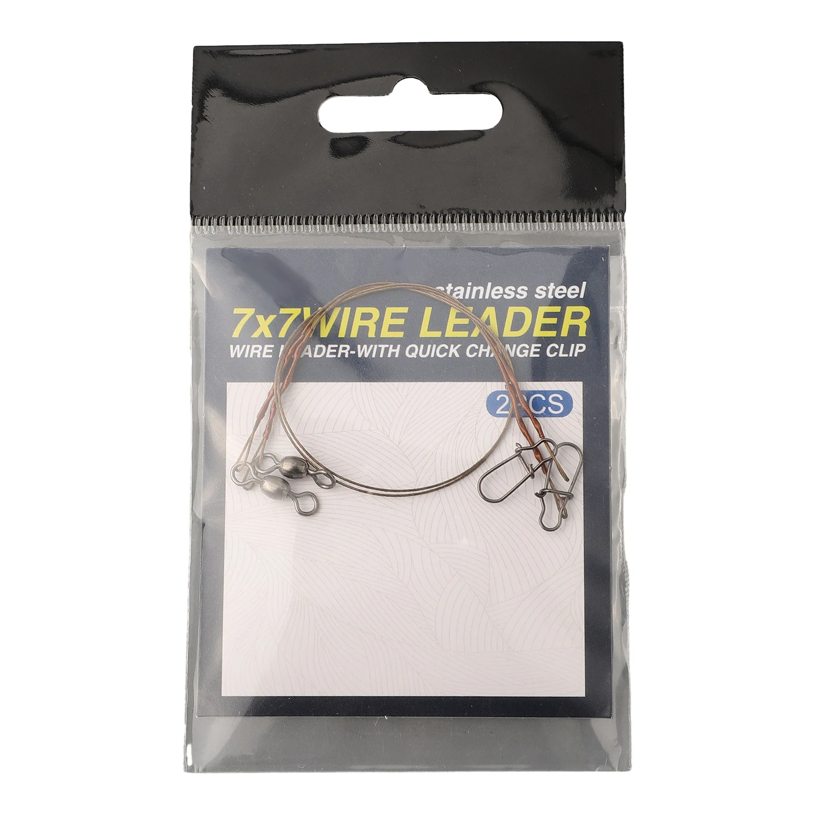 Wire Bag Wire Leader 20/30/40cm Fit Various Fishing Styles Snap 18/30kg Anti Bite Fishing Line Stainless Steel