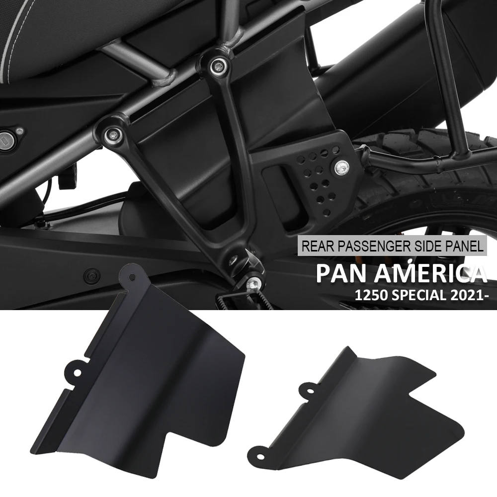 

Passenger Footrest Side Frame Cover Fender Splash Guard Shield Protector Fit For PAN AMERICA 1250 S PA1250 PA1250S Accessories