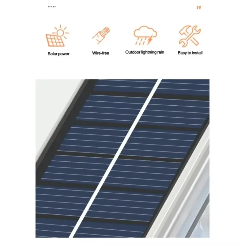 Самоклеящийся светодиодный светильник для наружного, водонепроницаемого, солнечного света, для сада или двора.  