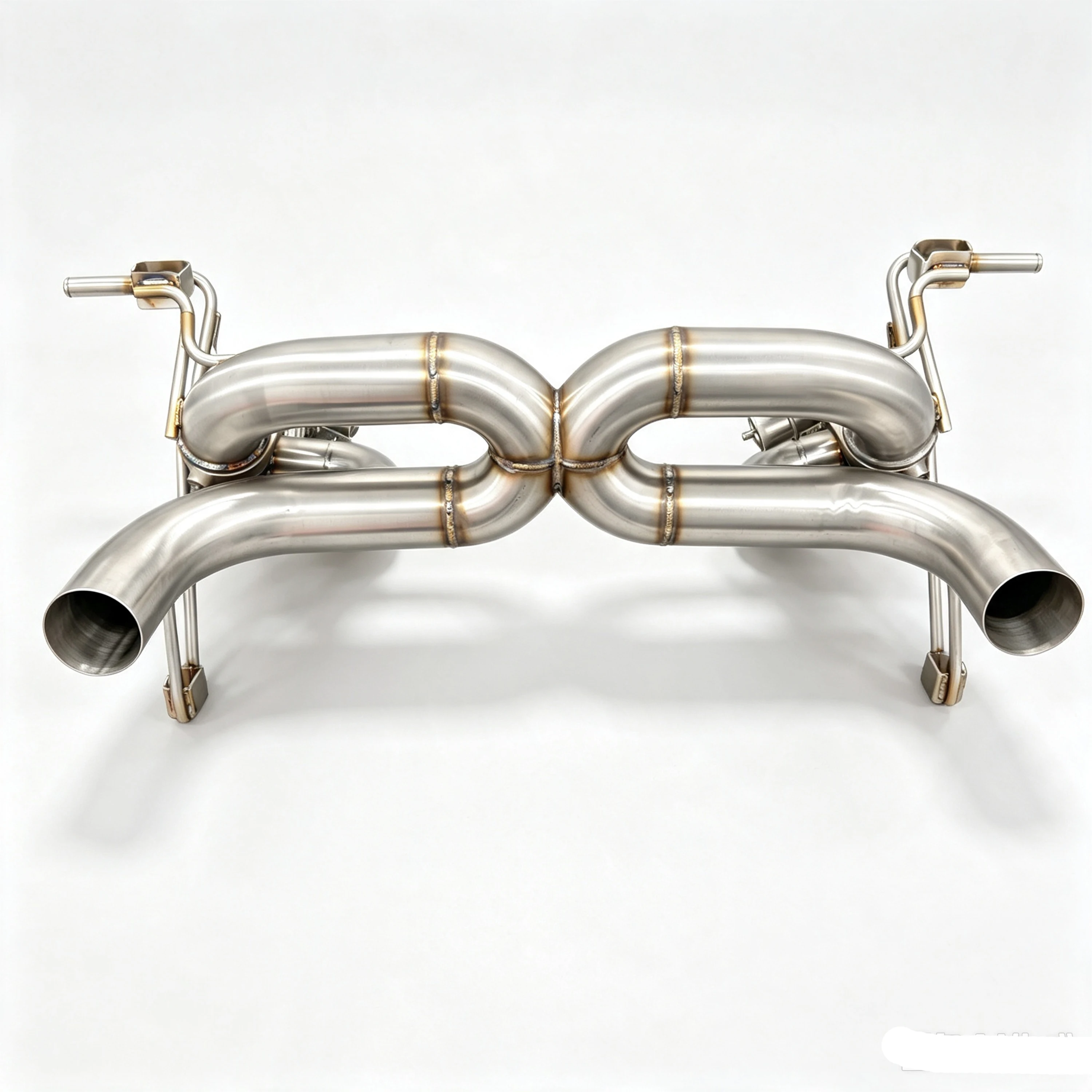 Stainless Steel Exhaust Catback-Straight Pipe with 1.2mm Thickness and Smooth Finish for Huracan EVO/STO 5.2 V10