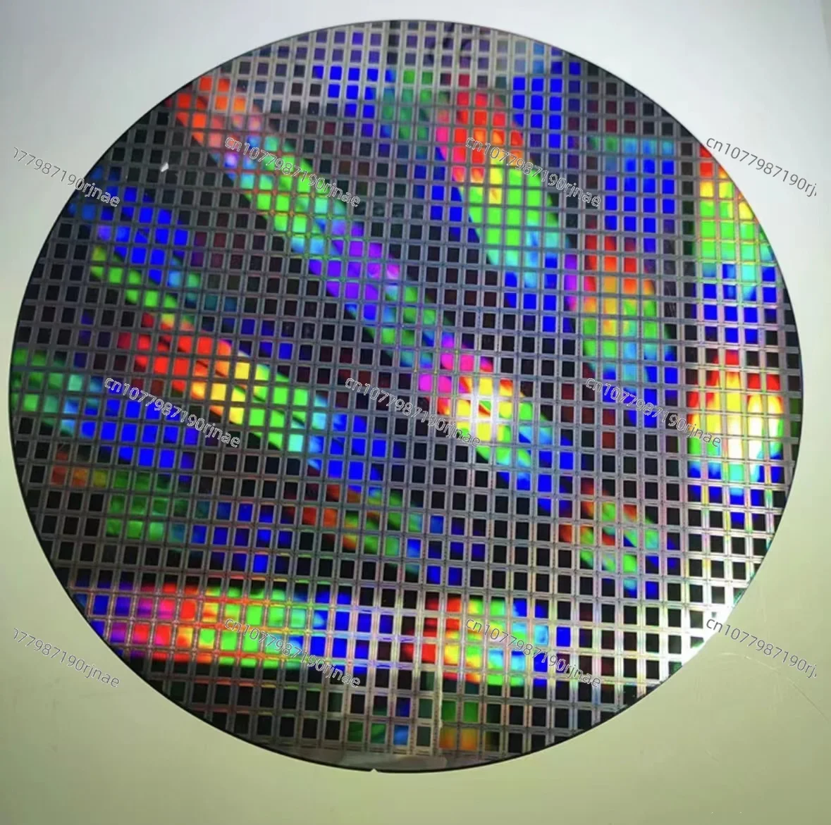 12 Inch CPU Wafer Silicon Science Technology Pendulum Piece Birthday Gift Photoetching Circuit Chip Semiconductor Silicon Wafer