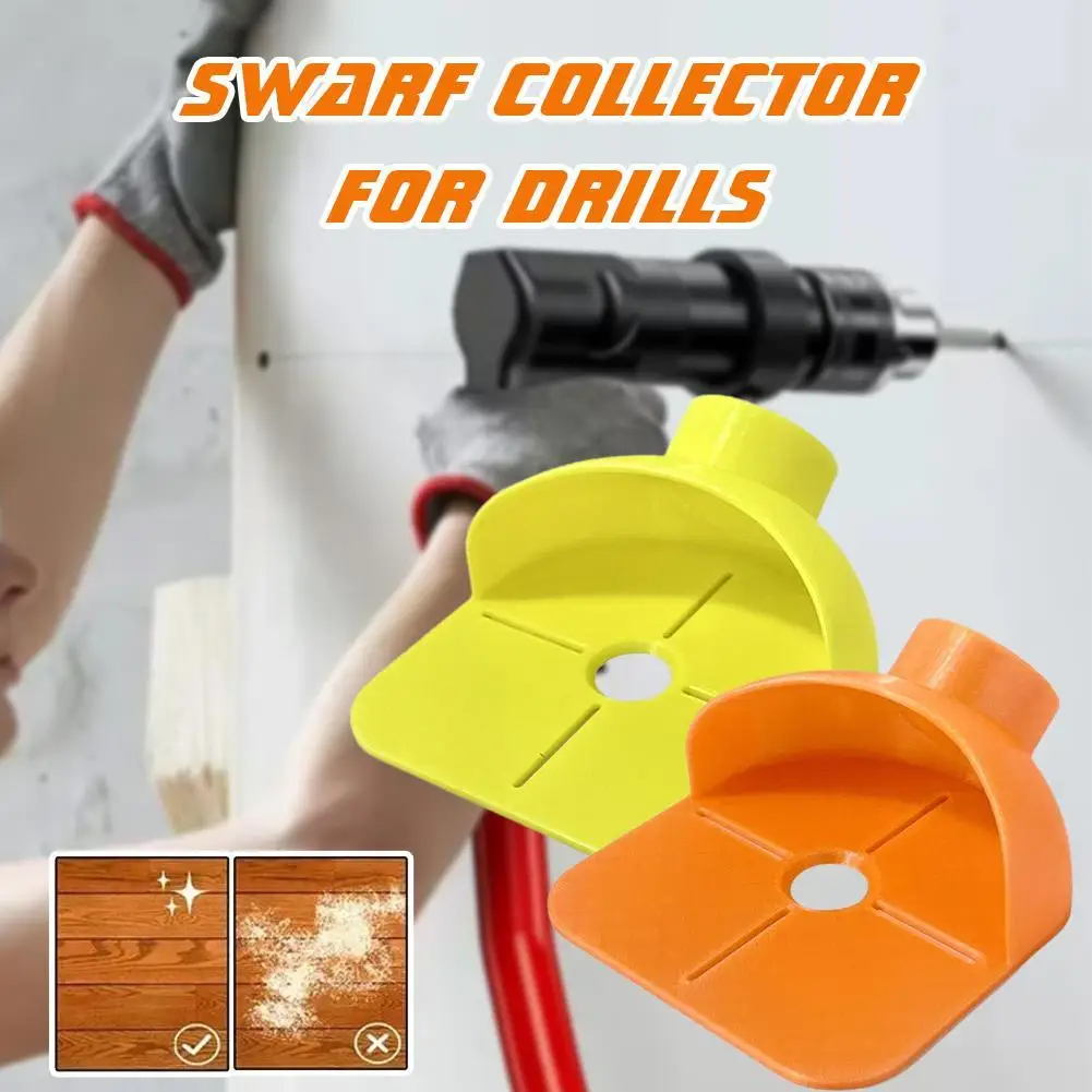 

1 Pcs Universal High Efficiency Wall Drilling Dust Collector Box Non-Slip Large Capacity Drill Dust Collector Easy Installation