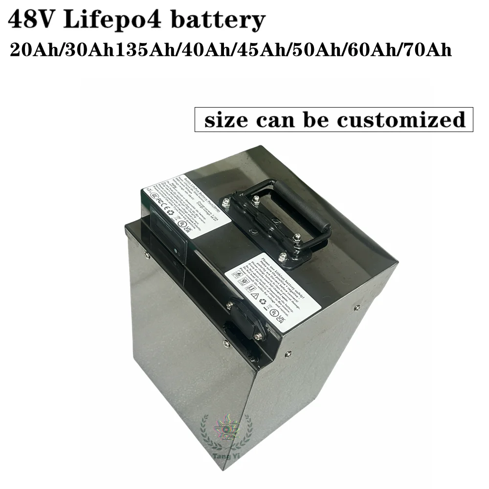 

48V lithium iron phosphate battery (LiFePO4) 20-70ah multi capacity optional high endurance and long life energy storage battery