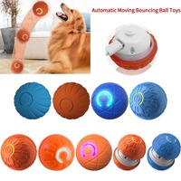 Smart Dog Toy Ball Electronic Interactive Pet Toy Moving Ball USB Automatic Moving Bouncing Ball Toys for Puppy Cats Toys