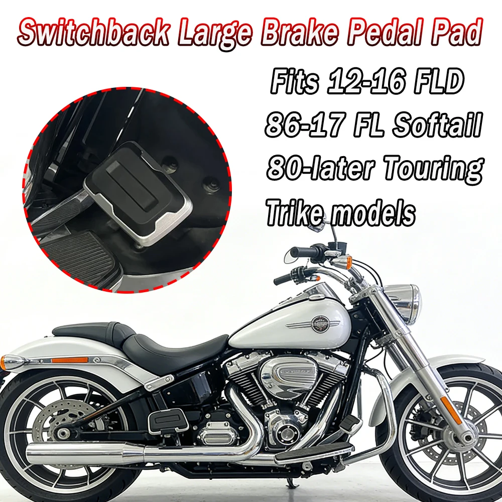

Новая хромированная накладка на педаль тормоза для мотоциклов Harley Touring Electra Glide FLHT Heritage Softail 1986-2017 Dyna FLD 2012-Up