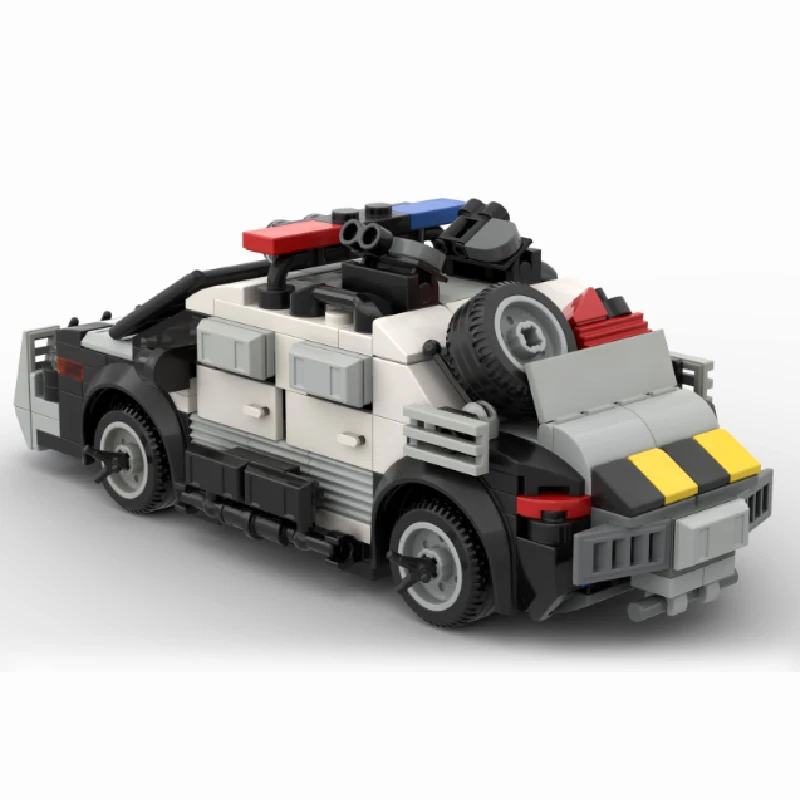 NEW 276Parts Post Apocalyptic Patrol Car Model Custom Building Blocks DIY Assembly Puzzle Technology Creative Toy Learning Gift
