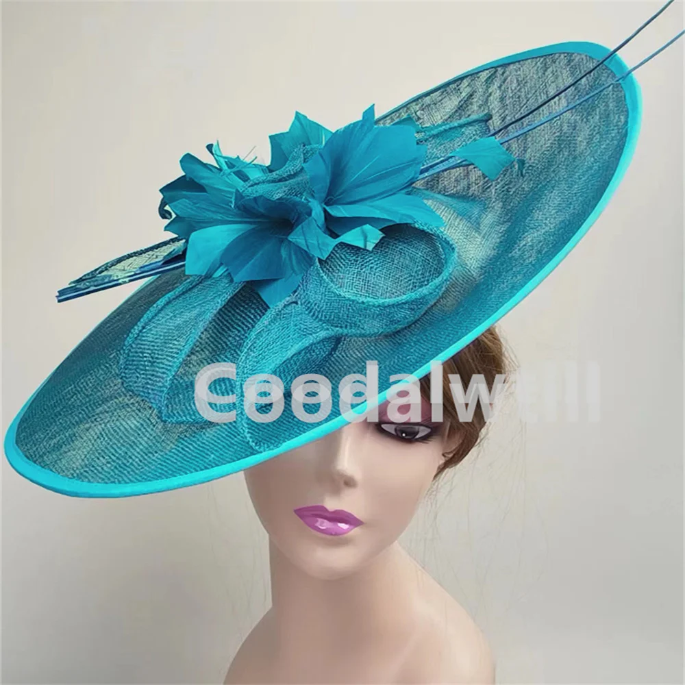 Big Party Derby Fascinator Hat Kentucky Party Large Headpiece Women Ladies Formal Event Church Millinery Cap Headband Chapeau