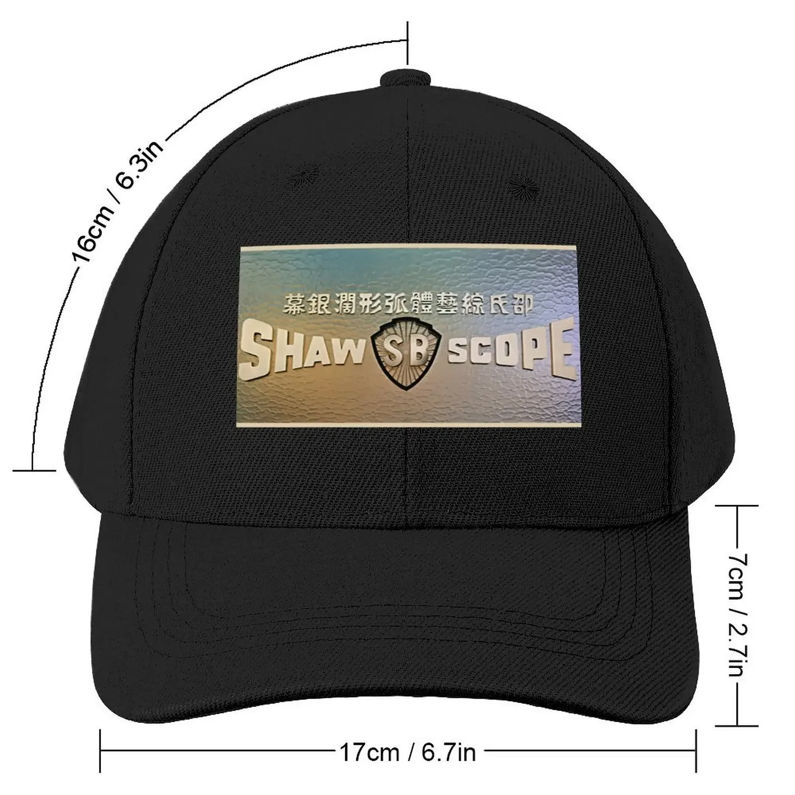 SHAW BROTHERS SHAWSCOPE KUNG FU MOVIE Baseball Cap Anime Sunhat Women's Golf Clothing Men's