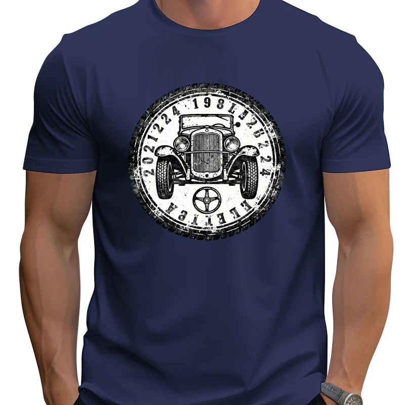 

Cartoon Loose large size Cars of that era fashion T-shirt breathable comfy crewneck Fun Hip Hop Street 100% Cotton Top