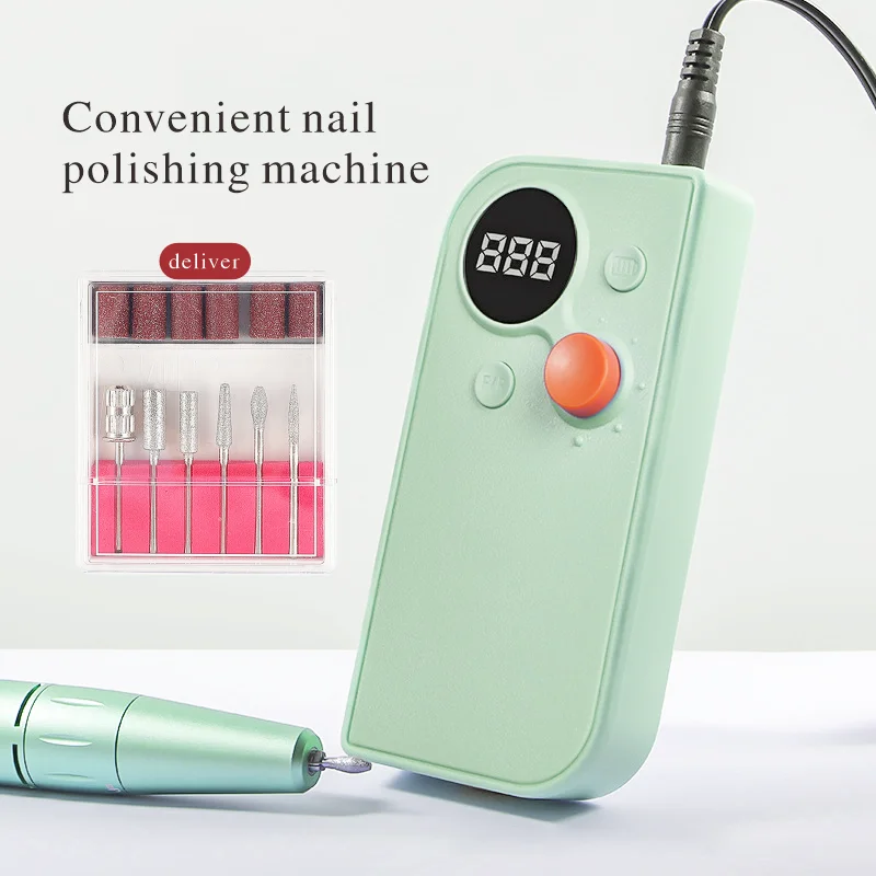 

30000RPM Electric Nail Drill Professional Manicure Machine Nail Sander Set Nail Drill Bit Portable Nail Salon Polisher Equipment