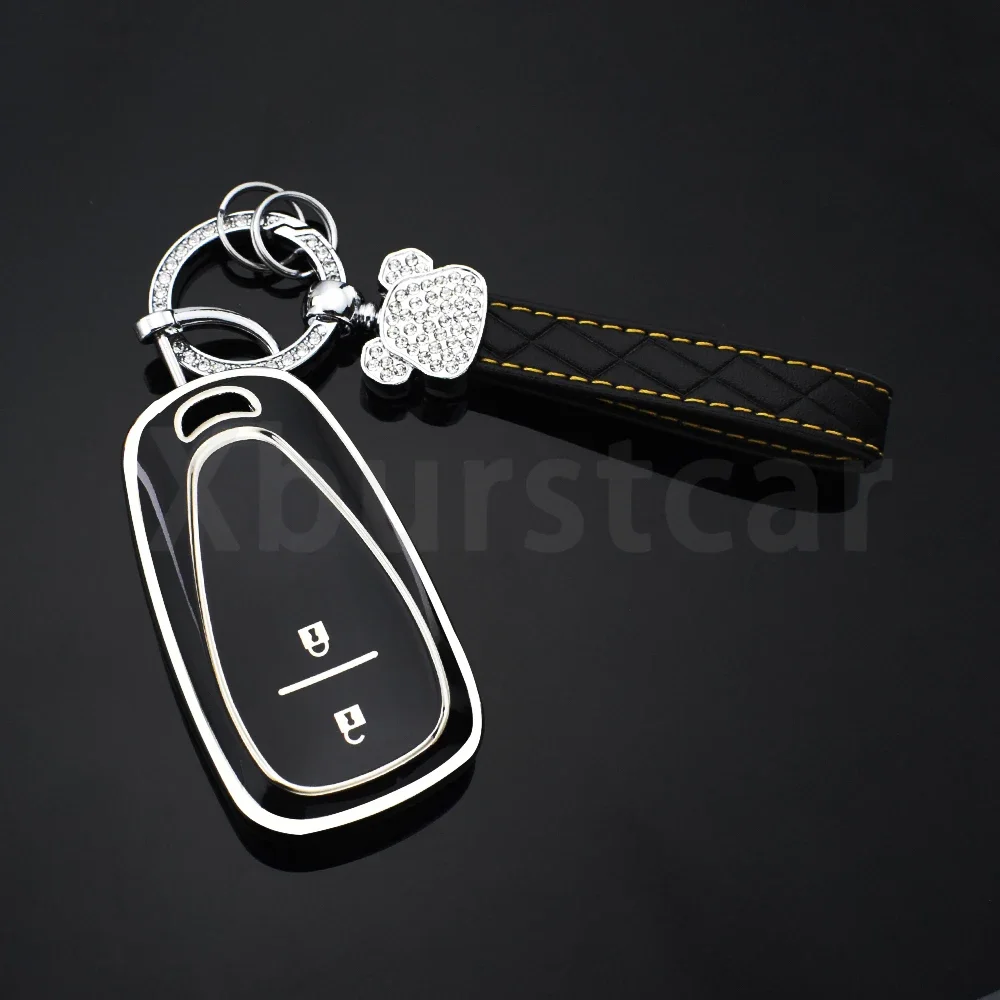 For Chevrolet Onix Equino Orlando Cruze Spark Sonic Camaro Volt Bolt Trax Malibu Blazer Traverse TPU Car Remote Key Case Cover