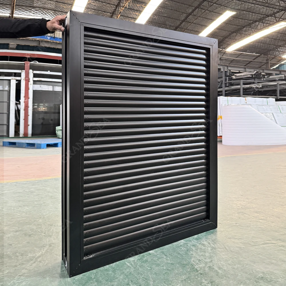 

Aluminium Sun Shutters Outdoor Sun Shade Sliding Louver Windows Blinds