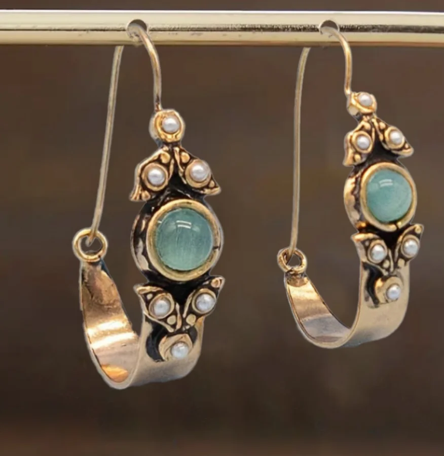 Vintage Bohemian Style Earrings Elegant Jewelry Birthday Anniversary Gift For Women