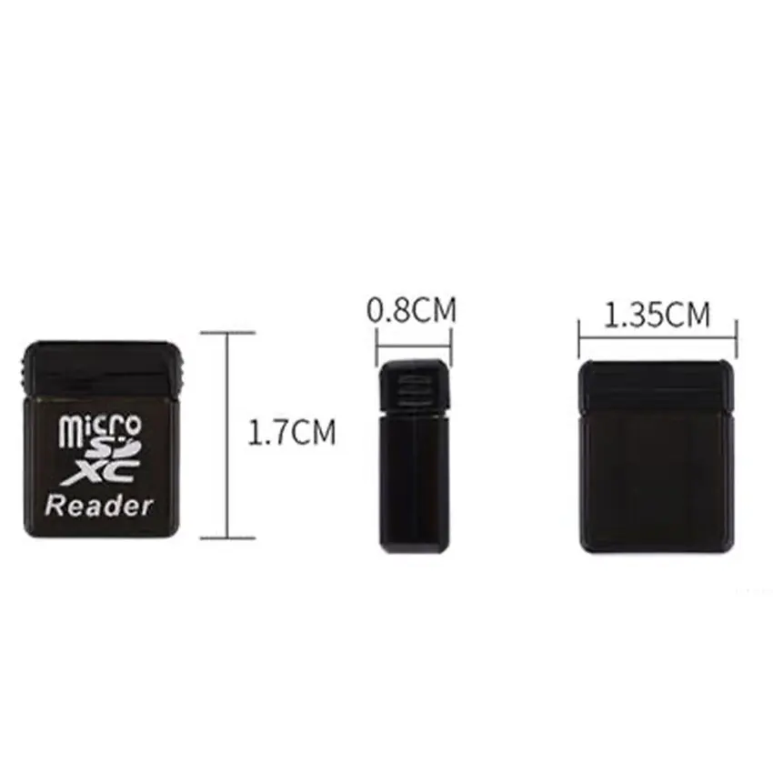 Mini Card Reader Super Speed USB 2.0 Mini SD/SDXC TF Card Reader Adapter High Quality Card Reader For Computer