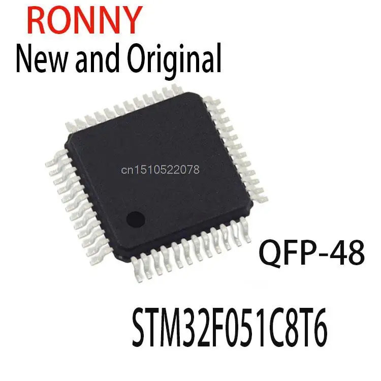 

10PCS New and Original STM32F 051C8T6 QFP-48 STM32F051C8T6