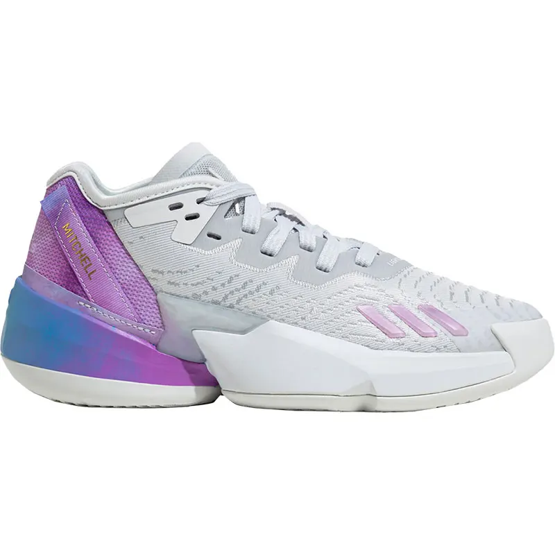 Adidas genuíno Mitchell 4a geração J tênis de basquete esportivo infantil HR1785