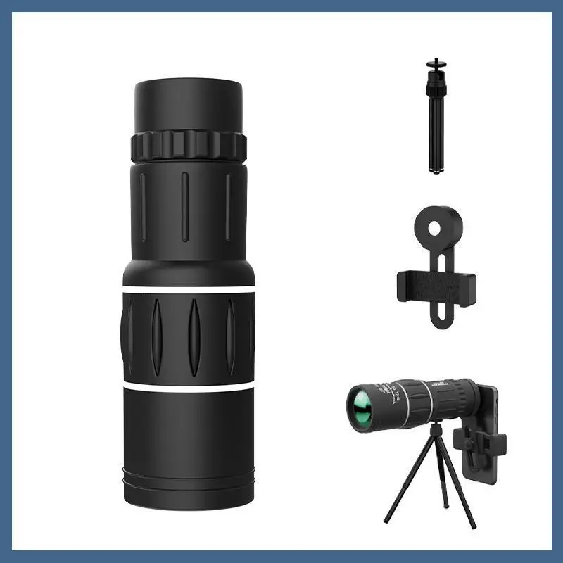 16x52 Monocular Telescope High-Power Dual Focus Optical Zoom For Enhanced Viewing Long-Range Spyglass For Adventure