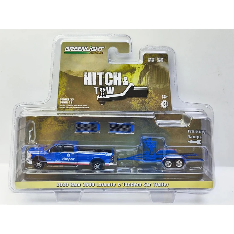 Greenlight 1/64 Proportion Dodge Monaco Ram 2500 F-150 Pickup Truck Series Diecast Model Alloy Car Child Christmas Gift