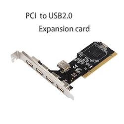 Computer accessories Splitter Adapter Riser Card Adapter Game Hub Expansion card 5 Ports USB 2.0 to PCI converter Game PCI Card