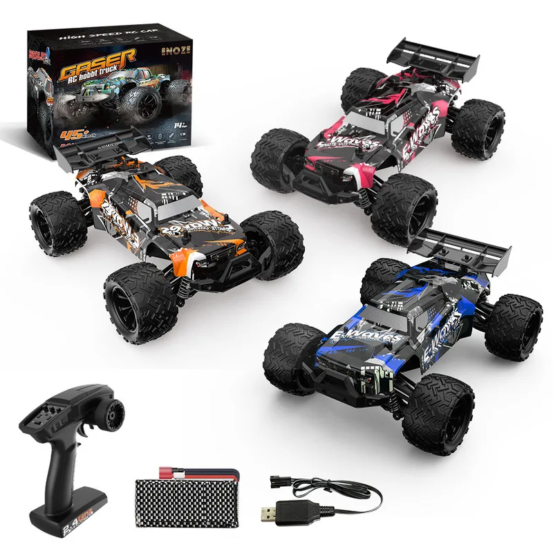 001e 002e 1:14 รถ Rc แบบไม่มีแปรง 70 กม./ชม. 4wd 2.4g ความเร็วสูง Off-Road รีโมทคอนโทรลรถบรรทุกมอนสเตอร์รถบรรทุกของขวัญของเล่นสําหรับ Boy และ Girl