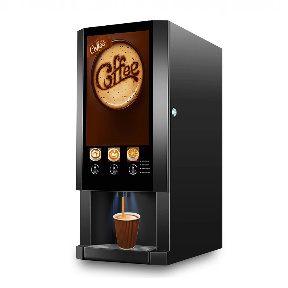 

Fully Automatic Hot Public Smart Touch Screen Commercial Electric Espresso Coffee Maker Vending Machine for Business