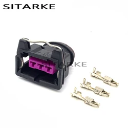 1 Set 3 Pin Female Waterproof Automotive Boschs EV1 Electrical Wire Connector Plug 443906233