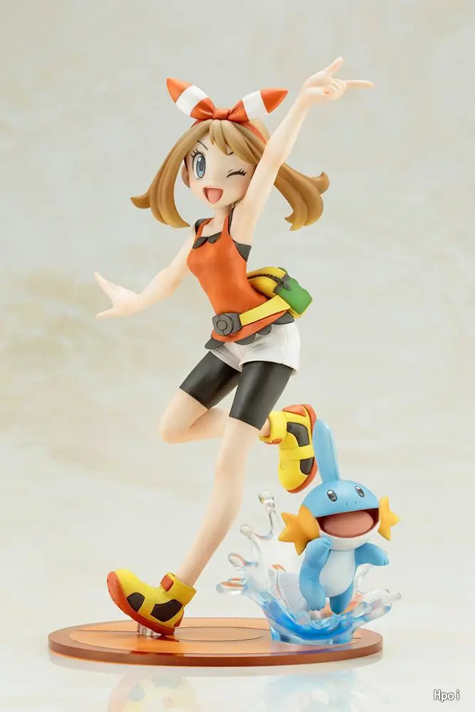 Pokemon Haruka with Mizugorou  Figure Toys 15cm