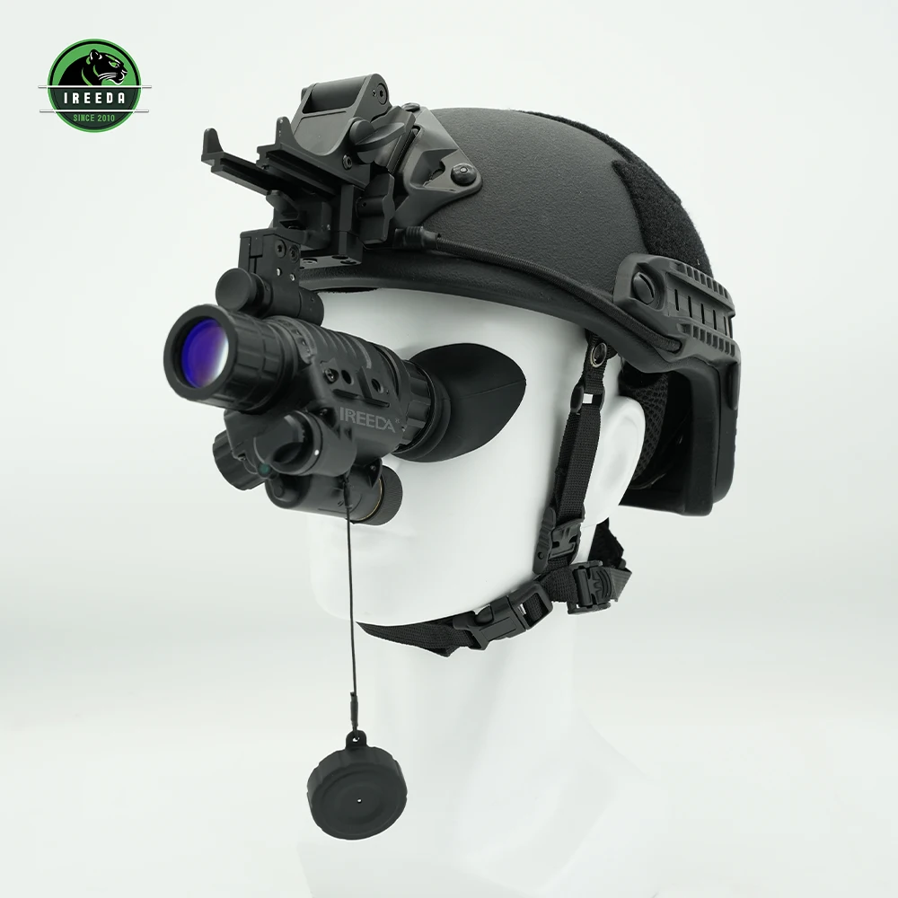 NVM-22 Night Vision Monocular Helmet-Mountable with Green Phosphor  High Resolution and Cost-Effective Small and Portable