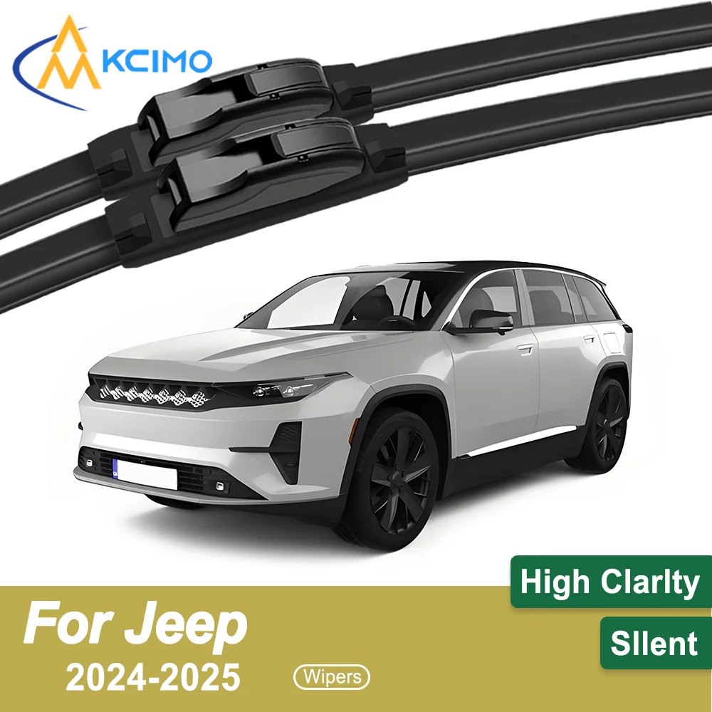 

Premium 2-Pack Windshield Wipers Compatible For Jeep Wagoneer S 2024-2025 All-Weather Durability for Safe Driving