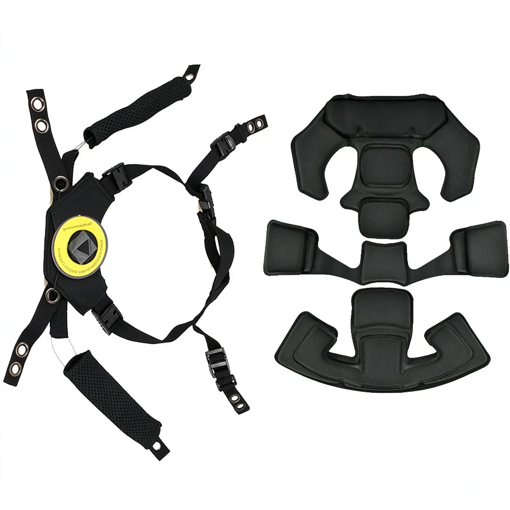 Tactical Helmet Suspension Hanging System Adjustable Lanyard Airsoft CS Helmet Chin Strap for Wendy FAST MICH Helmet Accessories